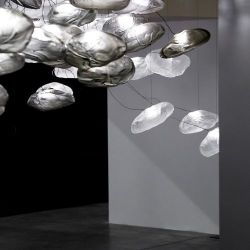 Bocci 73.1 Random Hanglamp - Donkergrijs - 7 mm plafondkapje