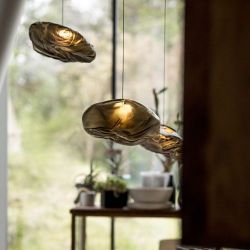 Bocci 73.1 Random Hanglamp - Lichtgrijs - 40 mm plafondkapje