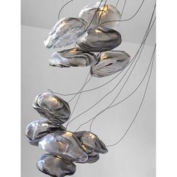 Bocci 73.1 Semi-Rigid Hanglamp - Lichtgrijs - 7 mm plafondkapje