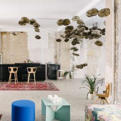 Bocci 73.1 Semi-Rigid Hanglamp - Taupe - 40 mm plafondkapje