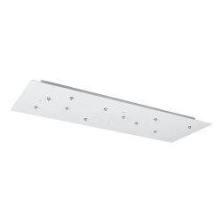 Bocci 73.11 Random Hanglamp - Transparant - Rechthoekige plafondkap