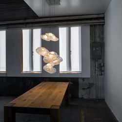 Bocci 73.11 Random Hanglamp - Transparant - Rechthoekige plafondkap