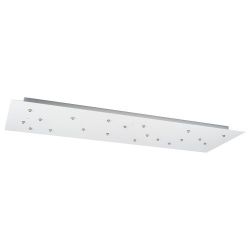 Bocci 73.20 Random Hanglamp - Transparant - Rechthoekige plafondkap