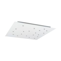 Bocci 73.20 Random Hanglamp - Transparant - Vierkante plafondkap