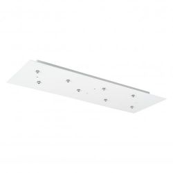 Bocci 73.8 Random Hanglamp - Transparant - Rechthoekige plafondkap