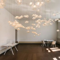 Bocci 73.8 Random Hanglamp - Transparant - Ronde plafondkap