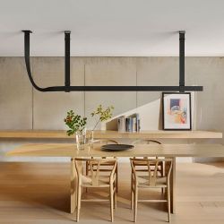 Flos Belt Black Leather Hanglamp - Zwart