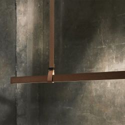 Flos Belt Fabric Copper Brown Hanglamp - Bruin