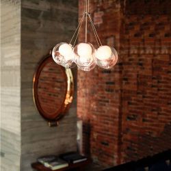 Bocci 28.3 Cluster Hanglamp - Transparant