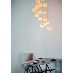 Bocci 84.19 Cluster Hanglamp - Roze