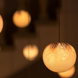 Bocci 84.26 Random Hanglamp - Roze - Ronde plafondkap