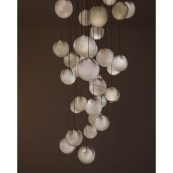 Bocci 84.7 Cluster Hanglamp - Roze