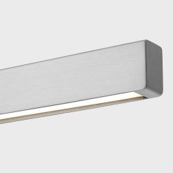 Anour I Model Cordless Hanglamp - 100 cm - Geborsteld roestvrij staal