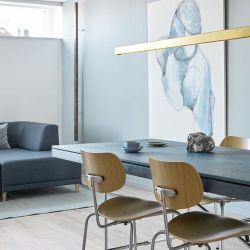 Anour I Model Cordless Hanglamp - 100 cm - Gebruind messing