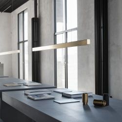 Anour I Model Cordless Hanglamp - 200 cm - Gepolijst messing