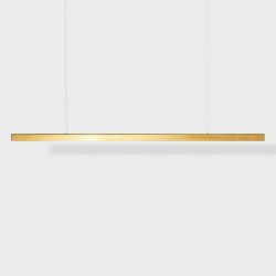 Anour I Model Cordless Hanglamp - 250 cm - Gepolijst messing