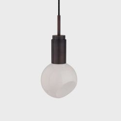 Anour Donya Sphere Hanglamp - Gebruind koper
