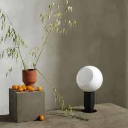 Anour Donya Sphere Tafellamp - Gebruind koper