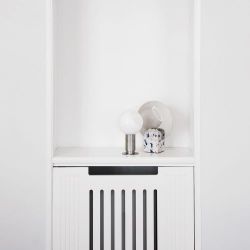 Anour Donya Sphere Tafellamp - Gepolijst roestvrij staal