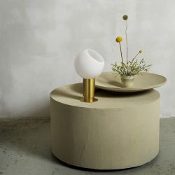 Anour Donya Sphere Tafellamp - Goud PVD