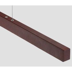 Anour I Model Cordless Hanglamp - 250 cm - Roest staal