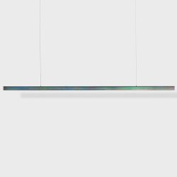 Anour I Model Cordless Hanglamp - 300 cm - Donker opaal chroom