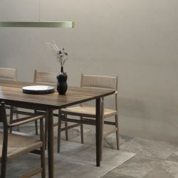 Anour I Model Cordless Hanglamp - 300 cm - Donker opaal chroom