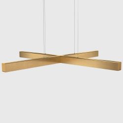 Anour X Model Hanglamp - Geborsteld messing