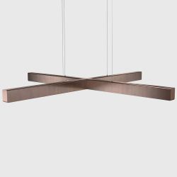Anour X Model Hanglamp - Gebruind koper