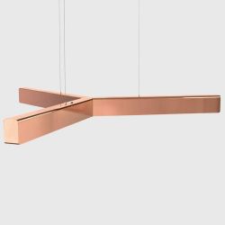 Anour Y Model Hanglamp - Gepolijst koper