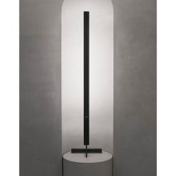 Anour F Model Vloerlamp - Donker opaal chroom