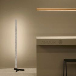 Anour F Model Vloerlamp - Geborsteld koper