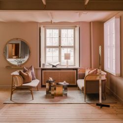 Anour F Model Vloerlamp - Gepolijst messing