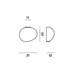 Foscarini Gregg Media Semi 2 MyLight Wandlamp - Wit