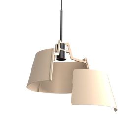 Tonone Bella Hanglamp - Creme - Zwart