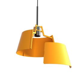 Tonone Bella Hanglamp - Geel - Zwart