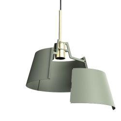 Tonone Bella Hanglamp - Groen - Messing