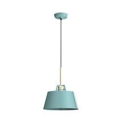 Tonone Bella Hanglamp - Lichtblauw - Messing