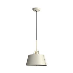 Tonone Bella Hanglamp - Lichtgrijs - Messing