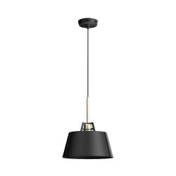 Tonone Bella Hanglamp - Zwart - Messing