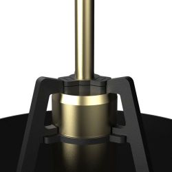 Tonone Bella Hanglamp - Zwart - Messing