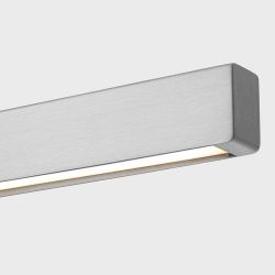 Anour I Model Wandlamp - 100 cm - Geborsteld roestvrij staal