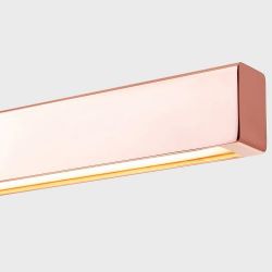 Anour I Model Wandlamp - 100 cm - Gepolijst koper