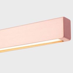 Anour I Model Wandlamp - 150 cm - Geborsteld koper