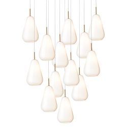 Nuura Anoli 13 Hanglamp - Goud - Opaal