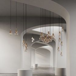 Nuura Anoli 6 Hanglamp - Goud - Opaal