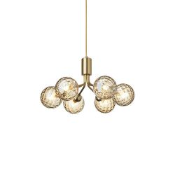 Nuura Apiales 6 Hanglamp - Messing - Goud glas