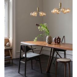 Nuura Apiales 6 Hanglamp - Messing - Goud glas