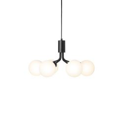 Nuura Apiales 6 Hanglamp - Zwart - Opaal