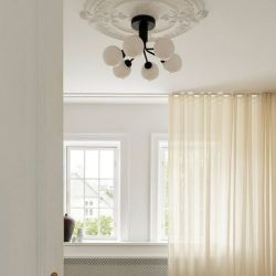 Nuura Apiales 6 Plafondlamp - Zwart - Opaal